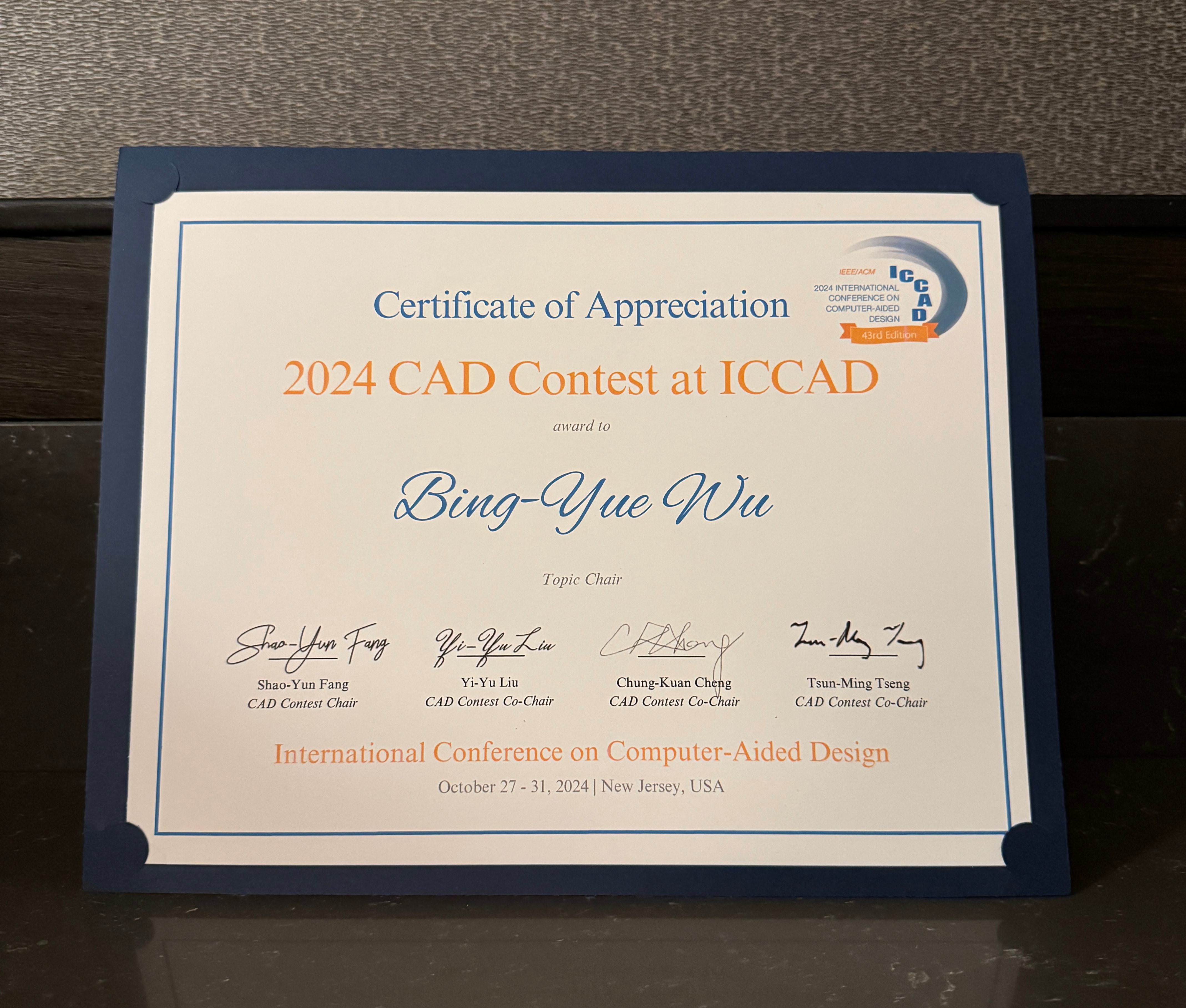 2024 CAD Contest at ICCAD